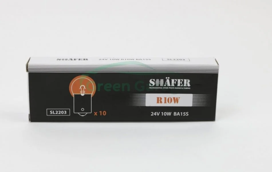 Лампа 24V 10W R10W BA15s SHAFER SL2203 (фото 1)