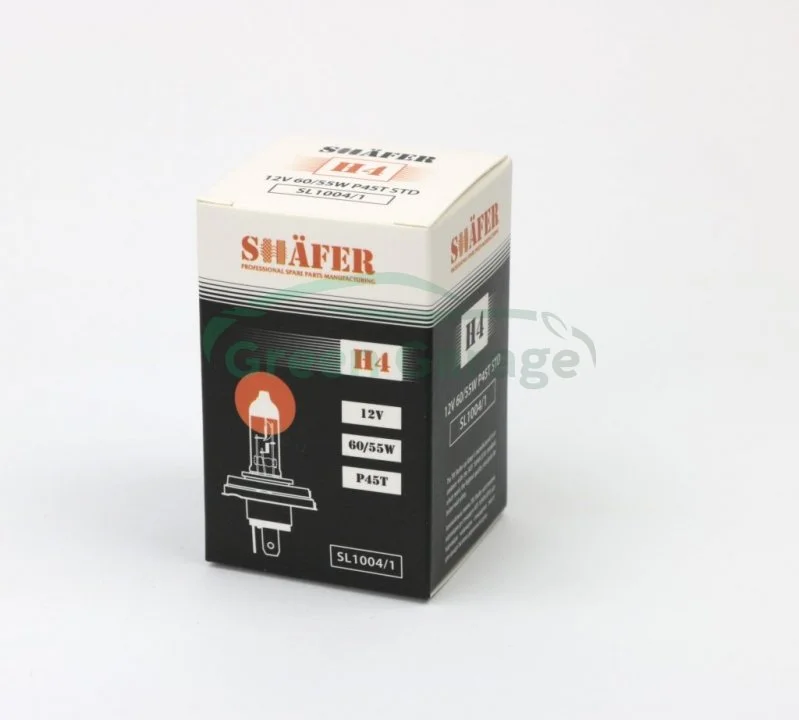 Лампа галогенова H4 12V 60/55W P45T SHAFER SL1004/1 (фото 1)