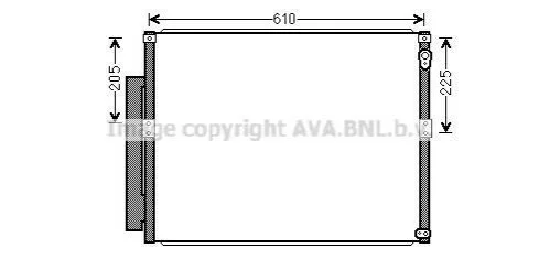 TOYOTA KLIMATYZACJI LAND CRUISER 4,0 AVA COOLING TO5634D (фото 1)