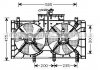 Вентилятор, охлаждение двигателя AVA COOLING MZ7537 (фото 1)