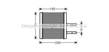 Радіатор Aveo 09/02- (AVA) AVA COOLING CTA6042