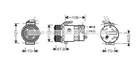 Компресор кондиціонера AVA COOLING OLAK139