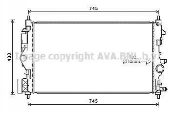 Автозапчасть AVA COOLING OL2683