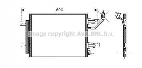 Автозапчасть AVA COOLING MTA5177D