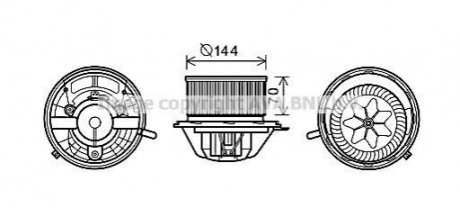 Автозапчасть AVA COOLING MS8607