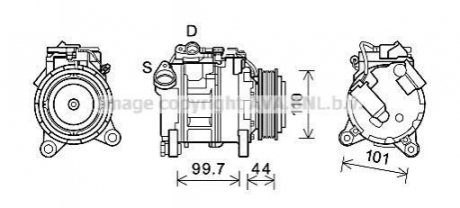 Автозапчасть AVA COOLING BWAK493