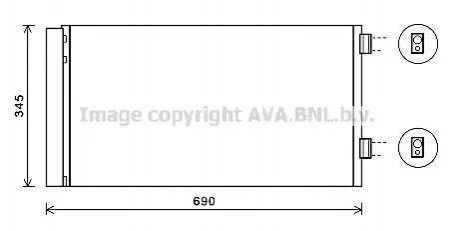Автозапчасть AVA COOLING BW5414D