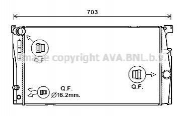 Автозапчасть AVA COOLING BW2549