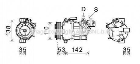 Kompresor AVA COOLING BWAK393