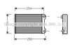 Радіатор пічкаFT DOBLO 1.9 D 01- AVA COOLING FTA6242 (фото 1)