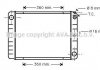 Радіатор, охолодження двигуна AVA COOLING VO2027 (фото 1)