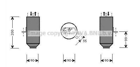 Осушувач кондиціонера AVA COOLING BWD217 (фото 1)
