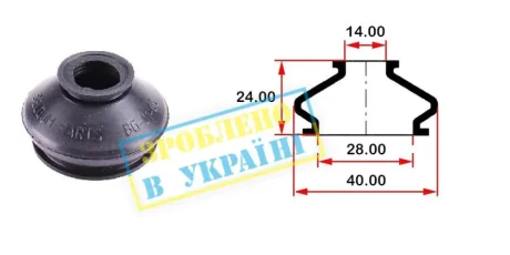 Пыльник опоры BELGUM PARTS BG0160