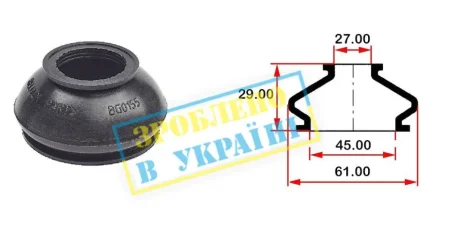 Пыльник опоры BELGUM PARTS BG0155