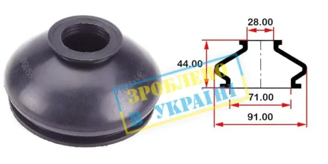 Пильовик кульової опори BELGUM PARTS BG0159