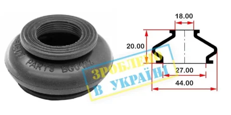 Пильовик кульової опори BELGUM PARTS BG0122
