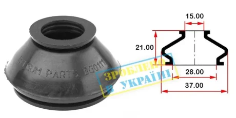 Пыльник опоры BELGUM PARTS BG0111
