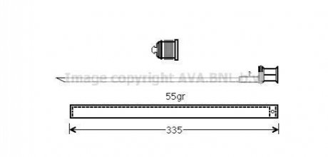 Автозапчасть AVA COOLING MSD601