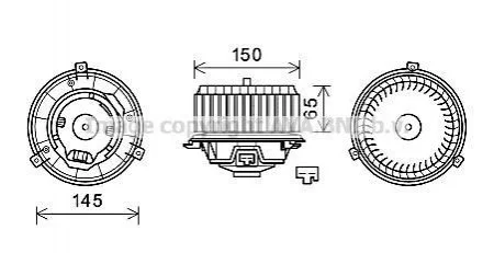 Автозапчасть AVA COOLING OL8674