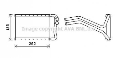 Автозапчасть AVA COOLING HY6437