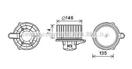 Автозапчасть AVA COOLING HY8350