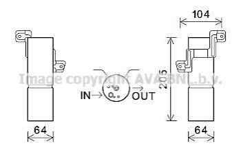 Автозапчасть AVA COOLING MSD597