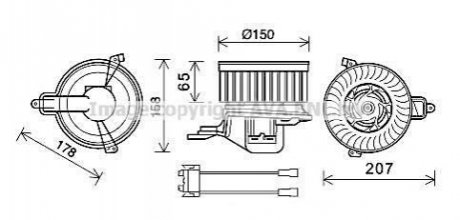 Автозапчастина AVA COOLING CN8511