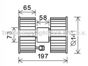 Автозапчастина AVA COOLING BW8483