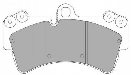 Колодки гальмівні передні Audi Q7. Porsche Cayenne. VW Touareg 02-15 FREMAX FBP1358