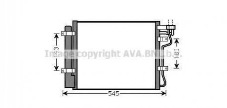 Автозапчасть AVA COOLING KA5134D