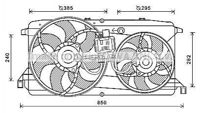 Автозапчасть AVA COOLING FD7579