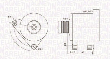 Автозапчасть MAGNETI MARELLI 063731553010