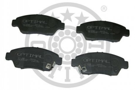 Колодки гальмівні (передні) Honda Civic V/VI/VII 91-05/CRX III 92-98/Jazz 08-14 OPTIMAL BP09815