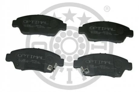 Колодки гальмівні (передні) Honda Civic V/VI/VII 91-05/CRX III 92-98/Jazz 08-14 OPTIMAL BP09815