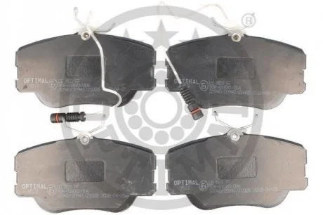 Колодки гальмівні (передні) MB (W124/W201) 84-98 (Lucas) Q+ OPTIMAL BP09513