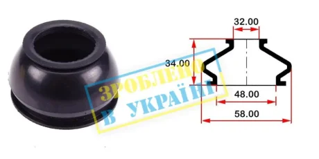 Пильовик кульової опори BELGUM PARTS BG0156