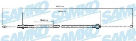 Тросовий привод, стоянкове гальмо SAMKO C0092B