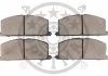 Колодки гальмівні (передні) Toyota Camry 82-91/Carina 82-01/Celica 85-93/Corolla 83-00 OPTIMAL BP09348 (фото 2)