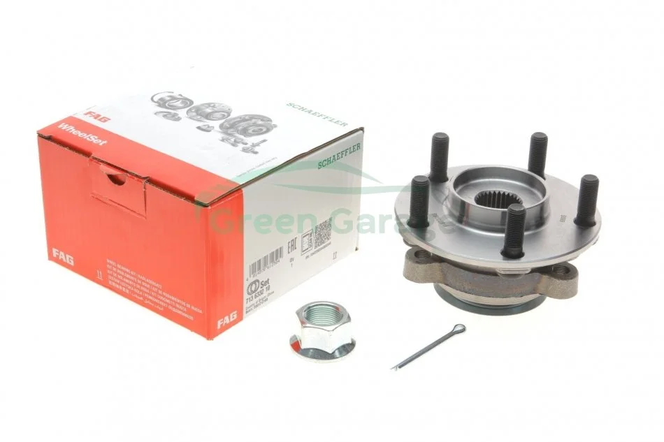 Підшипник маточини (передньої) Nissan Juke/Leaf/NV200/Qashqai I/X-Trail/Renault Koleos I 07- (+ABS) FAG 713633210 (фото 1)