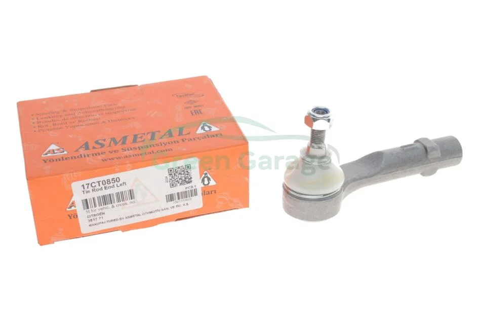 Наконечник тяги рульової (L) Citroen C4 06- (L=120mm) ASMETAL 17CT0850 (фото 1)