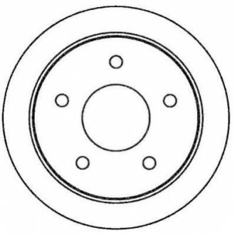 Диск гальмівний ALMERA PRIMERA tyі JURID 562264JC