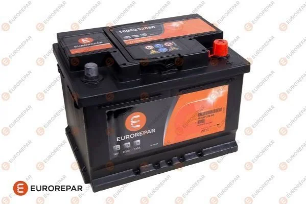 Батарея акумуляторна Eurorepar 12В 60Аг 540А(EN) R+ EUROREPAR 1609232880 (фото 1)