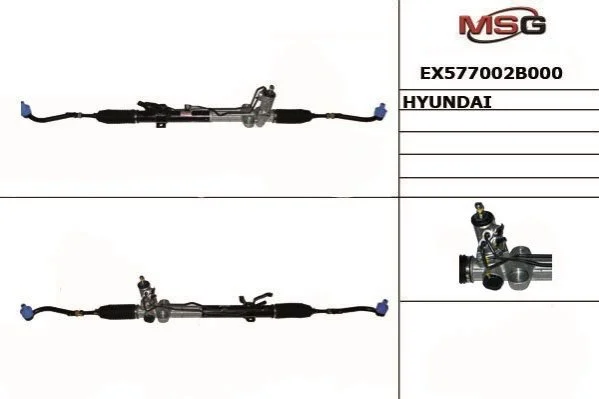 Рейка рульова HYUNDAI SANTA FE 06- (вир-во Mando) MANDO EX577002B000 (фото 1)