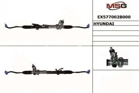 Рейка рульова HYUNDAI SANTA FE 06- (вир-во Mando) MANDO EX577002B000