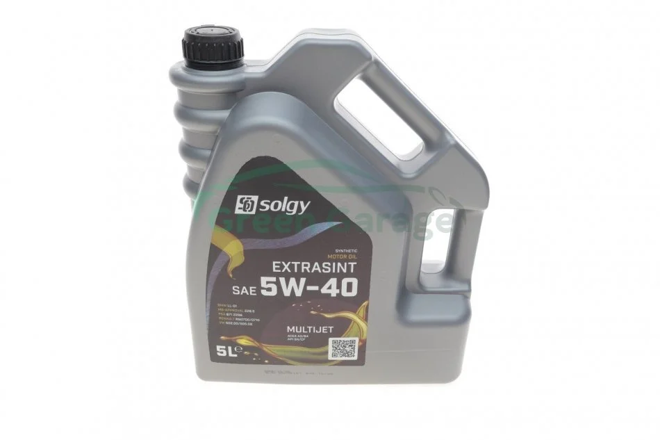 Олива моторна EXTRASINT SAE 5W-40 MULTIJET (5 L) SOLGY 504010 (фото 1)