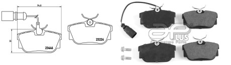 Колодки гальмівні дискові з датчиком APlus 71140AAP