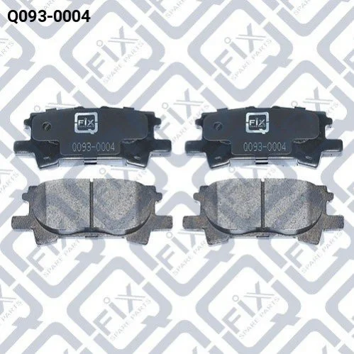 Колодки гальмівні задні дискові Q-fix Q0930004 (фото 1)