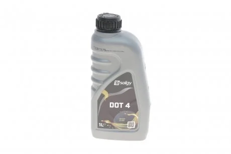 Рідина гальмівна DOT 4 (1 L) SOLGY 504007