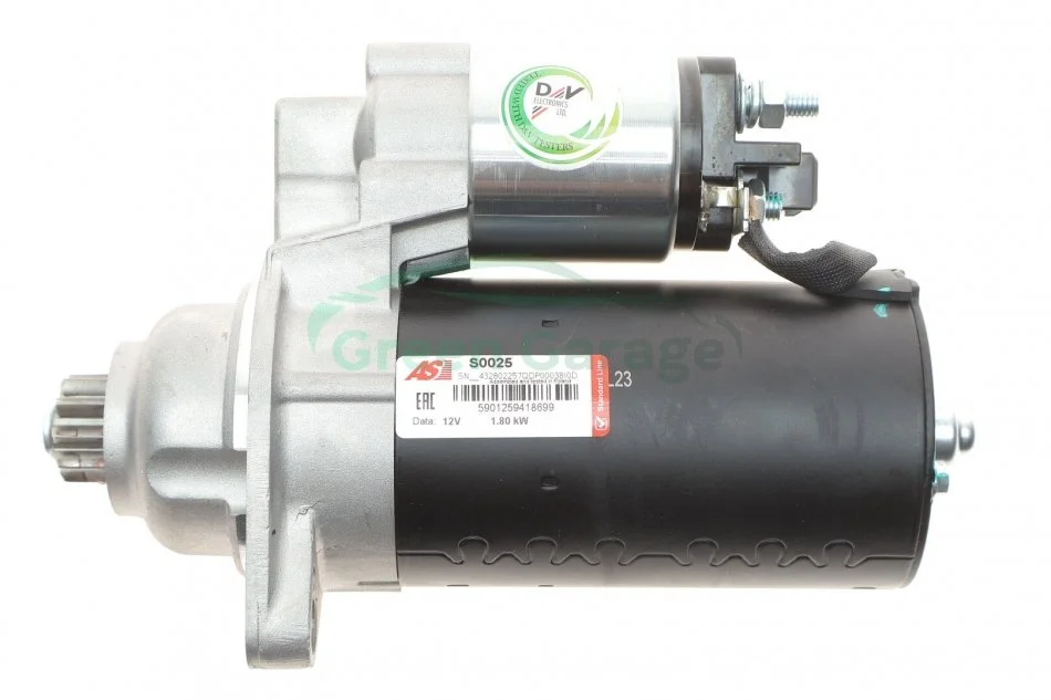 Стартер 12V 1.80kW AS-PL S0025 (фото 1)