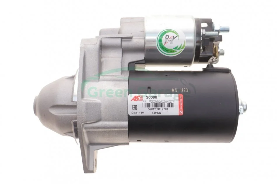 Стартер 12V 1.2kW AS-PL S0098 (фото 1)